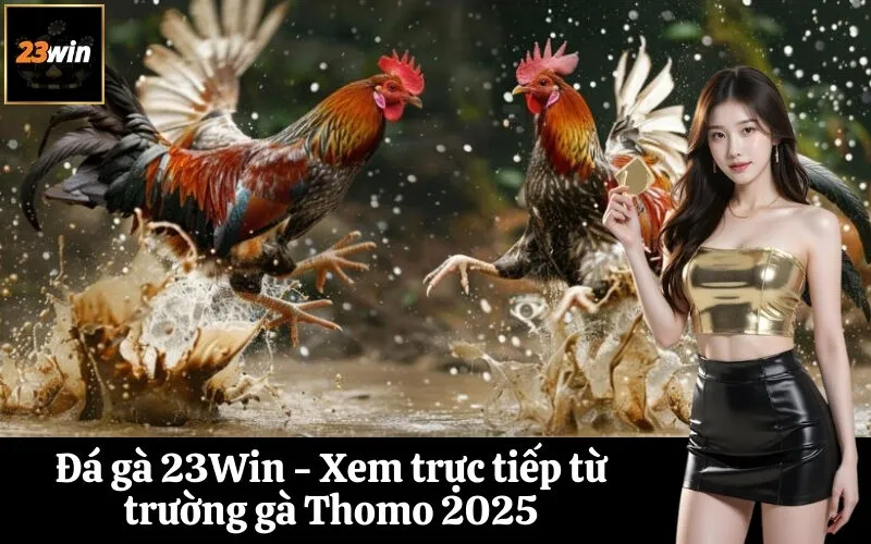 Đá gà 23Win - Xem trực tiếp từ trường gà Thomo 2025